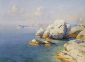 Rocky Shore by Aleksei Vasilievich Hanzen