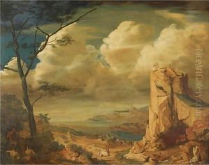 Mythological Landscape by Alexander Evgenievich Yakovlev