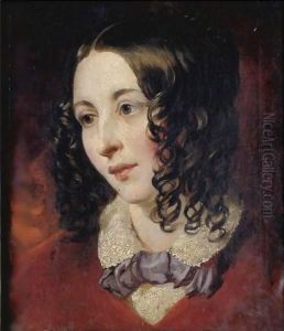Portrait Of Miss Eliza Cook (1818-1889), Poetess And Editor Of Eliza Cook's Journal by William Etty
