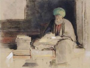 An Arab Reading by John Frederick Lewis