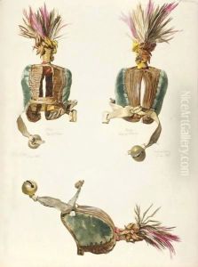 Studies Of A Hawk's Hood by William Maw Egley