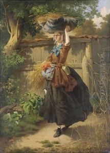 Returning From The Fields by William Edward Millner