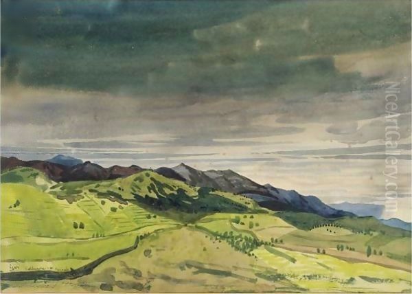 Near Collioure In The Pyrenees - view 1