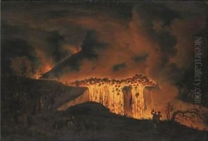 Eruzione Del Vesuvio by Pietro Fabris