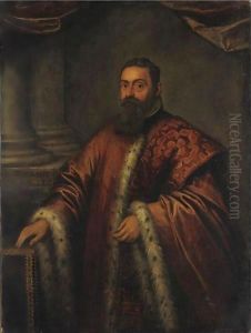 Ritratto Del Senatore Soranzo by Palma Vecchio (Jacopo Negretti)