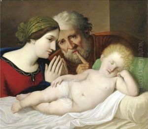 Sacra Famiglia by Gaspare Landi