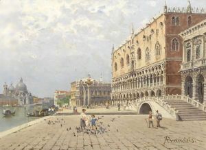 The Doge's Palace, Venice by Antonietta Brandeis