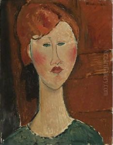 Femme Aux Cheveux Rouges by Amedeo Modigliani
