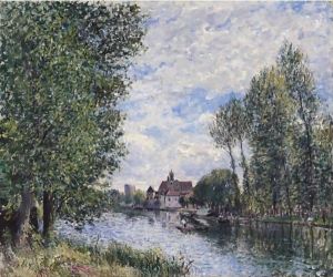Ete A Moret by Alfred Sisley