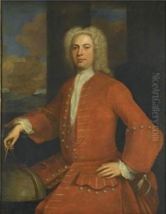 Portrait Of A Naval Officer by Joseph Blackburn