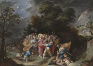The Arrest Of Christ by Frans II Francken