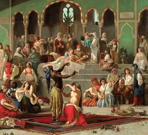 Les Danseuses Du Harem by Georges Francois Guiaud