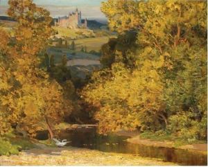 A Castle In Spain by Sir Alfred East