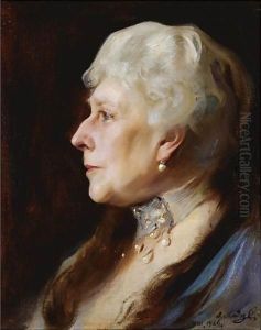 Portrait Of Princess Beatrice by Philip Alexius De Laszlo