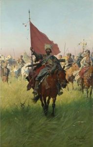 Song Of The Cossack Victors by Josef von Brandt