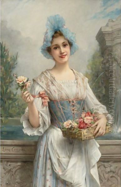 The Flower Seller by Leon Francois Comerre