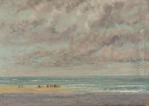 Marine, Les Equilleurs by Gustave Courbet