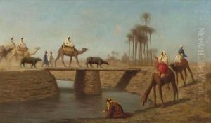 A Bridge, High Egypt by Charles Theodore Frere