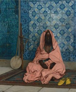 Le Barde Noir by Jean-Leon Gerome