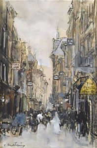 A View Of The Spuistraat, The Hague 3 by Floris Arntzenius