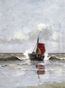 A Bomschuit In The Breakers, Katwijk 2