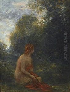 The Resting Nymph by Ignace Henri Jean Fantin-Latour