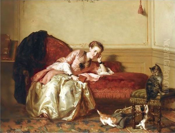 Watching The Kittens Play - view 1