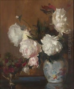 Peonies by Edmund Charles Tarbell