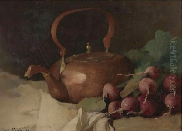Still Life With Grapes And Radishes - view 1