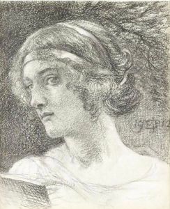 Study Of A Woman's Head