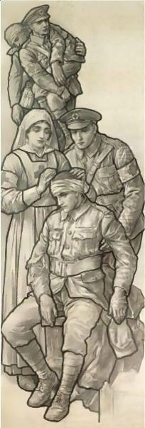 The British Red Cross, Design For A Stained Glass Window - view 1