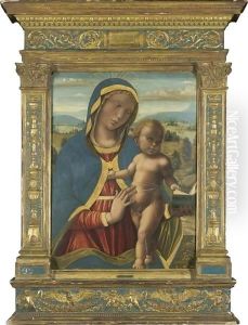 The Madonna And Child Reading In A Landscape thumbnail