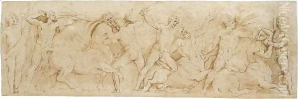 The Battle Of The Centaurs And The Lapiths - view 1