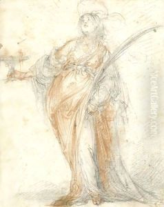 St Agatha by Bravo Cecco (Francesco Montelatici)