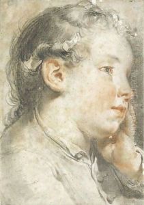 Portrait Of A Young Boy by Gaetano Gandolfi
