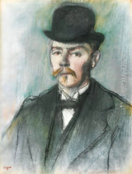 Alexis Rouart (Buste D'Homme En Chapeau Melon) - view 1
