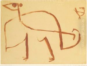 Distanzierte Vogel Begegnung by Paul Klee