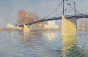 Le Pont Suspendu A Triel-Sur-Seine
