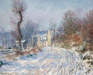 Route De Giverny En Hiver