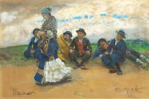 Personnages Dans La Campagne - view 1