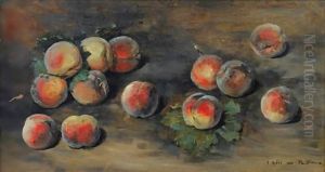 Nature Morte Aux Peches by Jean-Baptiste Olive