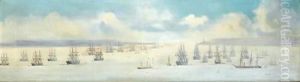 Reception De L'Escadre Anglaise Entrant A Brest Le 21 Aout 1865 by Jean Baptiste Henri Durand-Brager