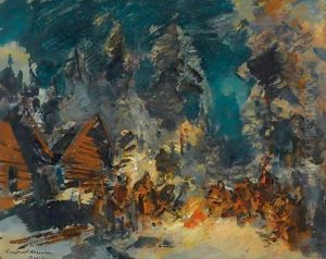Feu De Camp De Nuit