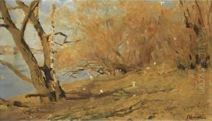 Lakeside Landscape by Isaak Ilyich Levitan