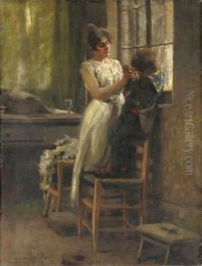 La Vedova by Egisto Lancerotto