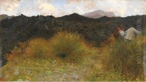 Ritorno Dal Vesuvio by Giuseppe de Nittis