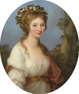 Portrait Of A Young Woman, Possibly Anna Charlotta Dorothea Von Medem, Duchess Of Courland