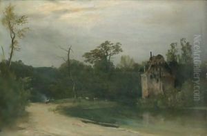 Castle In A Wooded Landscape Castle In A Wooded Landscape