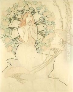 Study For Monte Carlo by Alphonse Maria Mucha