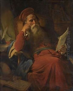 Gelehrter In Seiner Studierstube (Scholar In His Study) by Friedrich Ritter von Amerling